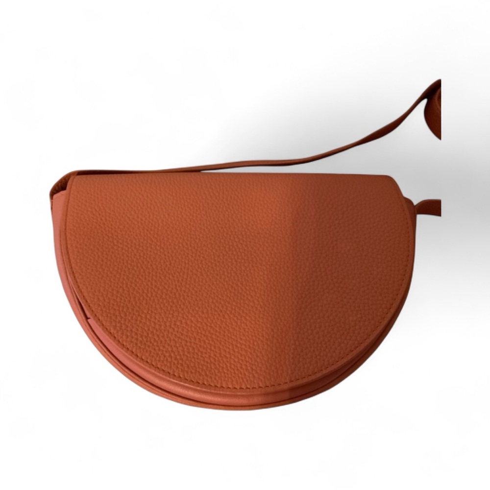 RARE -Camille Fournet Paris Crossbody Bag – Cognac Leather - Picture 2 of 6